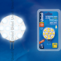 Светодиодная лампа LED-JC-12/1,5W/WW/G4